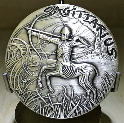 «自由銀»復古版 Zodiac Skull Series (Sagittarius) 星座頭骨系列-射手座 #已絕版