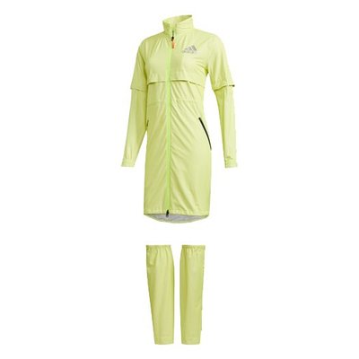[小鷹小鋪] Adidas Rain Dress 阿迪達斯 高爾夫 女用 高領長袖雨衣 可包裝防水連衣裙 防水&amp;防風