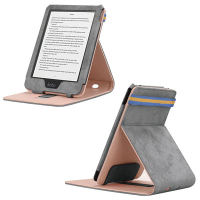 平板保護殼 適用于Kobo Clara HD 6寸平板皮套 電子書前支掌智能休眠保護套 平板電腦保護套 平板皮套