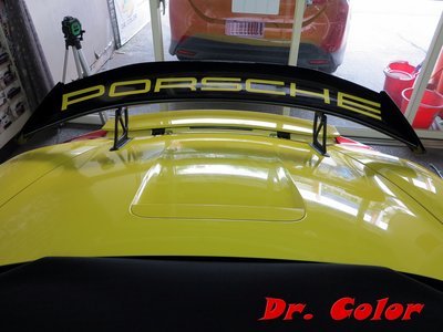 Dr. Color 玩色專業汽車包膜 Porsche Boxster 車身客製化 (3M 1080)