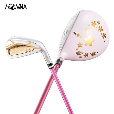 愛酷運動正品HONMA高爾夫女士全套桿櫻花SAKURA高爾夫球桿3星4星五年#促銷 #現貨