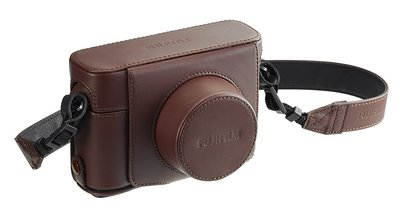 全新 原廠 FUJIFILM 富士 LC-X100F X100F 相機皮套 + 背帶 棕色