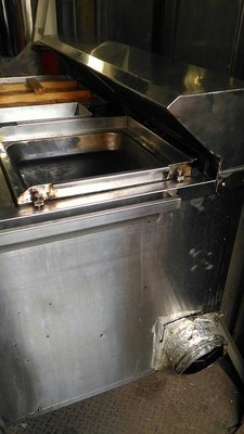 連鎖加盟店專用鍋貼煎餃專用煎台 附靜電機抽油煙專業設備