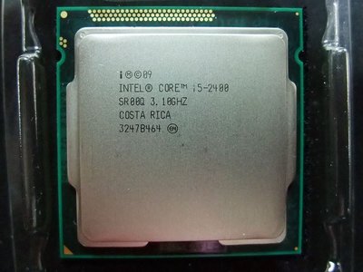 【含稅】Intel Core i5-2400 3.1G SR00Q 四核四線 95W 正式CPU一年保 內建HD