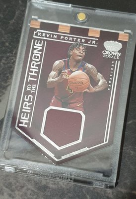 2019-20 Crown Royale Kevin Porter Jr Heirs To The Throne Rookie Jersey 新人球衣卡