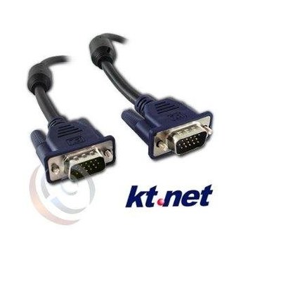 「阿秒市集」Kt.net 廣鐸 15Pin 藍頭 1.5米 VGA 15公對15公 螢幕專用訊號線