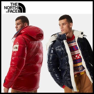 『清航』全新公司貨 The North Face TNF 英倫時尚款 鏡面羽絨大衣 (歐洲限定) 亮藍