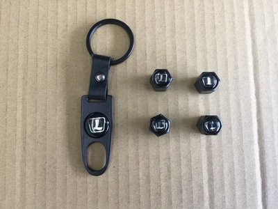 納智捷 Luxgen  專用 輪胎 氣嘴蓋(4顆裝)+板手造型鑰匙圈