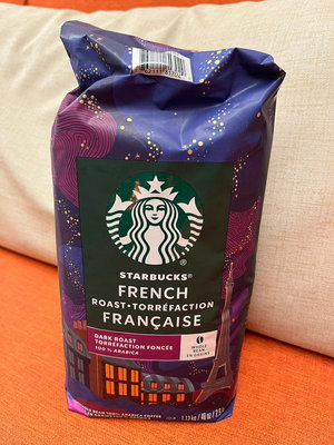 STARBUCKS 星巴克 法式烘焙阿拉比卡咖啡豆一包 1130g   899元--可超商取貨付款