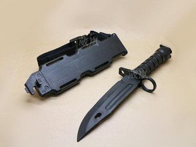 [01] 塑膠 M9 刺刀(M4 M4A1 HK 416 SCAR T91 65 K2 步槍 陸軍玩具模型刺槍術假刀