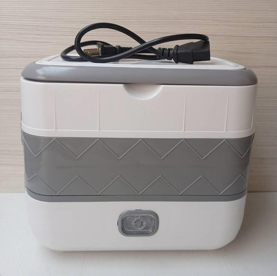 近全新 110V便攜式加熱保溫便當盒 雙層電熱飯盒 加熱 保溫飯盒 不鏽鋼內膽 加熱便當盒 飯盒 餐盒