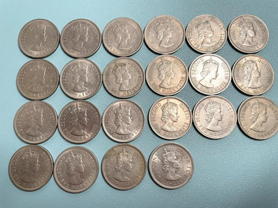 傳世品--1973年香港壹圓硬幣22枚112182