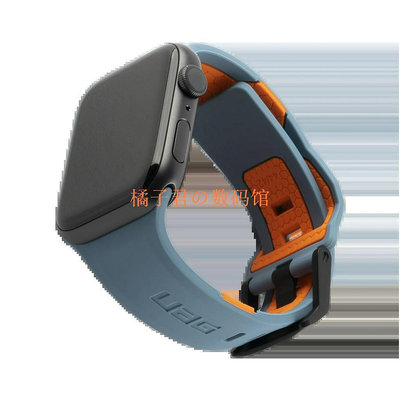 【橘子君の數碼館】適用於Apple Watch 42-49mm 錶帶 iWatch1 2 3 4 5 6 7 8 9矽膠帶 原廠材質防