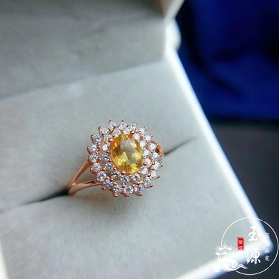 天然橄欖石戒指925銀鑲嵌時尚優雅氣質女士開口簡約幾何形戒指