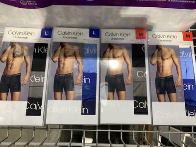 [現貨直下] CK Calvin Klein 男彈性內褲 平口褲 四角褲(3件組)S-L
