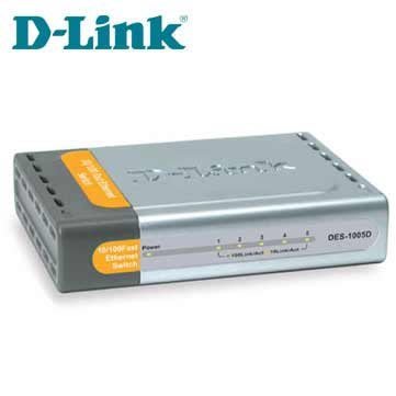 8-9成新D-Link交換式集線器DES-1005D DES-1005D