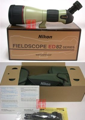 Nikon 單筒 望遠鏡 FIELDSCOPE ED 82A 搭配25-75倍目鏡 (送防潮箱)