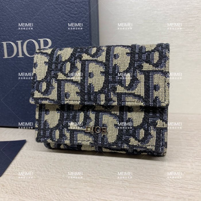 19971円 【超目玉】 ディオール Dior 財布 トロッター D金具 ウォレット オブリーク