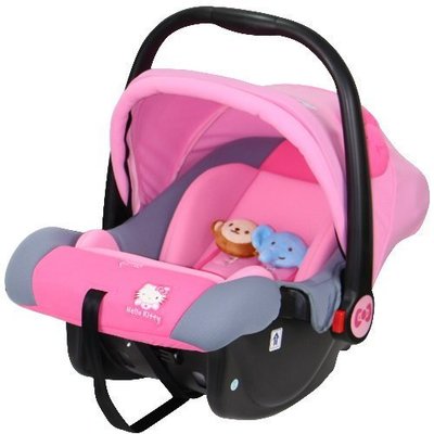 HELLO KITTY 嬰兒提籃式豪華型汽車安全座椅 (庫存出清)