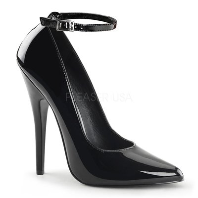 Shoes InStyle《六吋》美國品牌 DEVIOUS 原廠正品漆皮極端高跟尖頭包鞋 有大尺碼『黑色』
