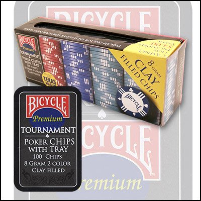 [fun magic] Bicycle Clay Poker Chip Set: 100 Count bicycle籌碼