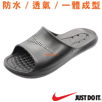 nike CZ7836-001 黑色 輕量運動拖鞋 / 浴室可用 / 防水 / 透氣 / 一體成型 / 100N