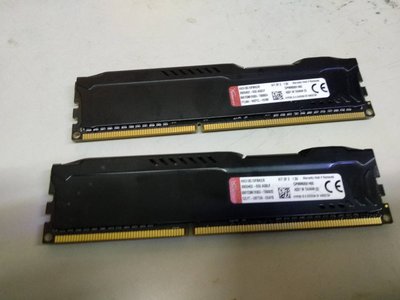 大台北 永和 二手 記憶體 RAM Kingston 金士頓 HX318C10FBK2/8 DDR3-1866 4G*2