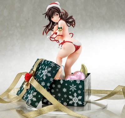 日本正版 HAKOIRI MUSUME 出租女友 水原千鶴 聖誕比基尼 完成品 模型 公仔 日本代購