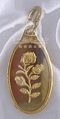 【GoldenCOSI】PAMP Suisse Fine Gold Mint Rosa Bar 墜飾 1g