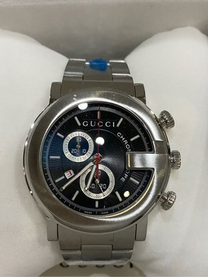 GUCCI計時手錶，不銹鋼，錶徑40mm, 全新品