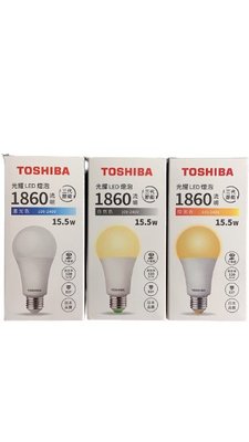 TOSHIBA 東芝 光耀LED燈泡 15.5W【高雄永興照明】