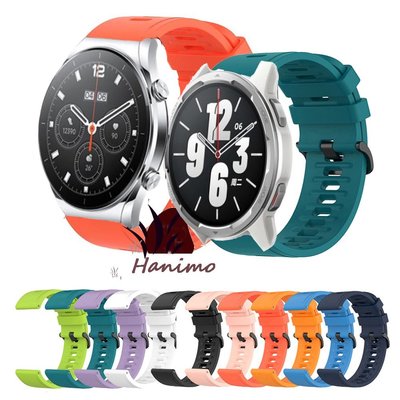 XIAOMI 小米手錶 S1 Active 手錶錶帶矽膠錶帶 ForXiaomi 手錶 S1 智能手錶錶帶配件屏幕保護膜