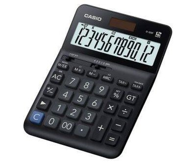 【威哥本舖】Casio台灣原廠公司貨 D-120F 輕巧桌上型12位元計算機 商用計算機 匯率稅金計算