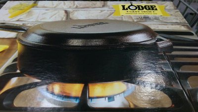 全新現貨 LODGE 美國製 鑄鐵鍋三件組~露營專用萬用鍋含隔熱把手3件組(野炊荷蘭鍋)