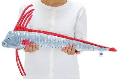 11487c 日本進口 好品質 限量品 大隻 可愛大海海洋動物 白海龍王皇帶魚兒魚類絨毛絨娃娃玩偶擺件裝飾品禮品