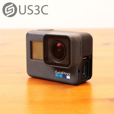 【US3C-板橋店】【一元起標】GoPro Hero 6 Black 2吋觸控螢幕 1200萬 內建WiFi 藍牙 4K錄影 二手攝影機 運動攝影機 運動攝影機