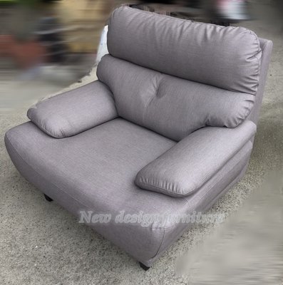 【N D Furniture】台南在地家具-北歐風質感高背軟包獨立筒貓抓皮單人沙發（另有2人+3人)