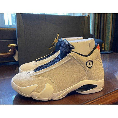 【流行潮品】Air Jordan 14 Retro Desert Sand 沙漠灰 籃球 運動 麂皮 487471-021慢跑鞋