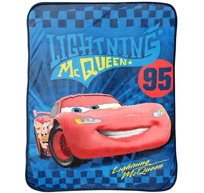 預購 美國帶回 Disney/Pixar Cars McQueen 可愛迪士尼閃電麥坤毛毯 冷氣毯 蓋毯