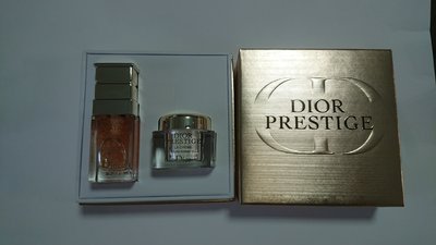 全新Dior迪奧精萃再生玫瑰微導精露5ml + 花蜜乳霜5ml 2件組