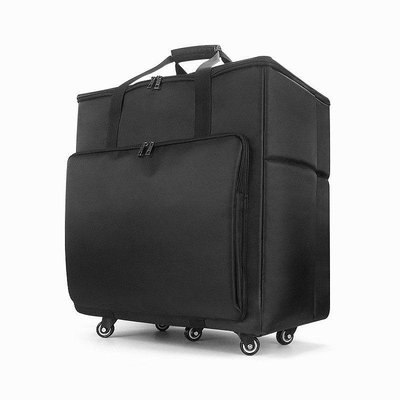 精品行李箱拉桿 摺疊拉桿箱 臺式電腦收納包 臺式機搬運箱電腦包主機包 手提箱行李箱組裝
