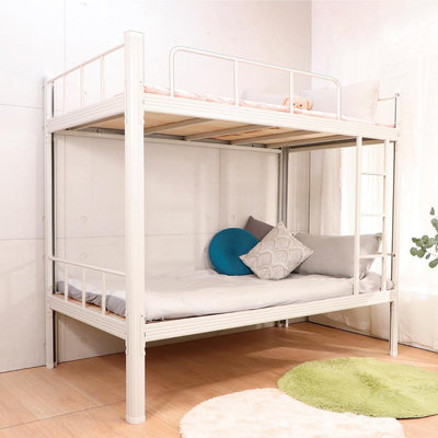 現代  舒適好眠四尺上下舖 鐵床 床架 雙層床 雙人床架 員工宿舍 學生宿舍 備勤室 休息室【BED2】