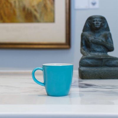 “正品”美國FORLIFE正品獨享茶杯 陶瓷小號茶杯帶把 家用簡約濃縮咖啡杯