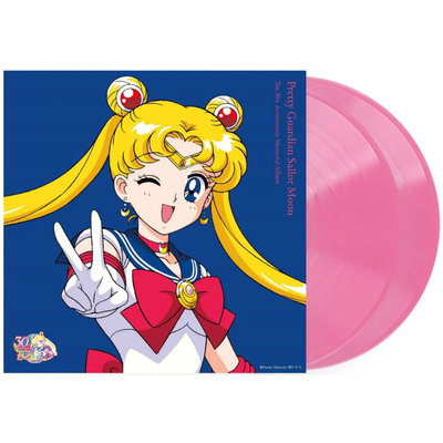 Sailor Moon美少女戰士30週年紀念專輯2LP粉紅膠唱片彩膠唱片(日本製)