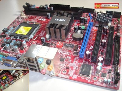 微星 MSI G31TM-P35 775腳位 內建顯示 G31晶片 FSB1600 2組DDR2 4組SATA 支援雙核