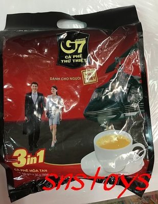 sns 古早味 咖啡 三合一咖啡 G7 三合一即溶咖啡50入(袋裝) 淨重800公克 產地:越南