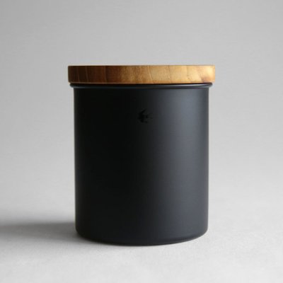 350ml日本製 TSUBAME CANISTER 燕子 不鏽鋼 木蓋密封蓋 咖啡豆 儲存罐(無附湯匙)
