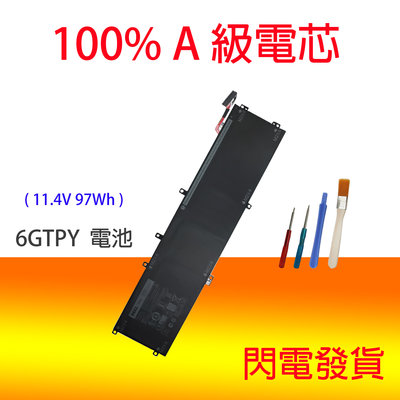 Dell 6GTPY 電池XPS15 9560 9550 Precision 5510 5520 M5520 5XJ28
