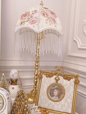 粉紅玫瑰精品屋～💕法式復古西洋古董裝飾檯燈💕