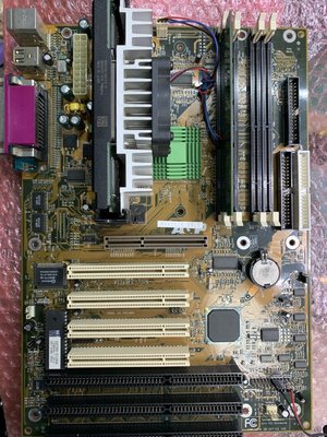 PII ISA 主機板 + PII-400 CPU + 128MB記憶體